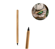 Papelaria Lápis personalizado Brinde caneta sem tinta em bambu personalizada FBCE-91773SE