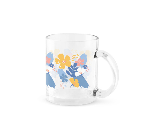 Brinde caneca de vidro personalizado FBCP-94318SE