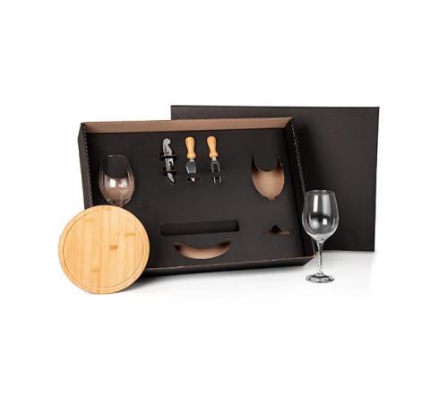 Kit Queijo e Vinho - 6 Pçs personalizado FBKVP-90207