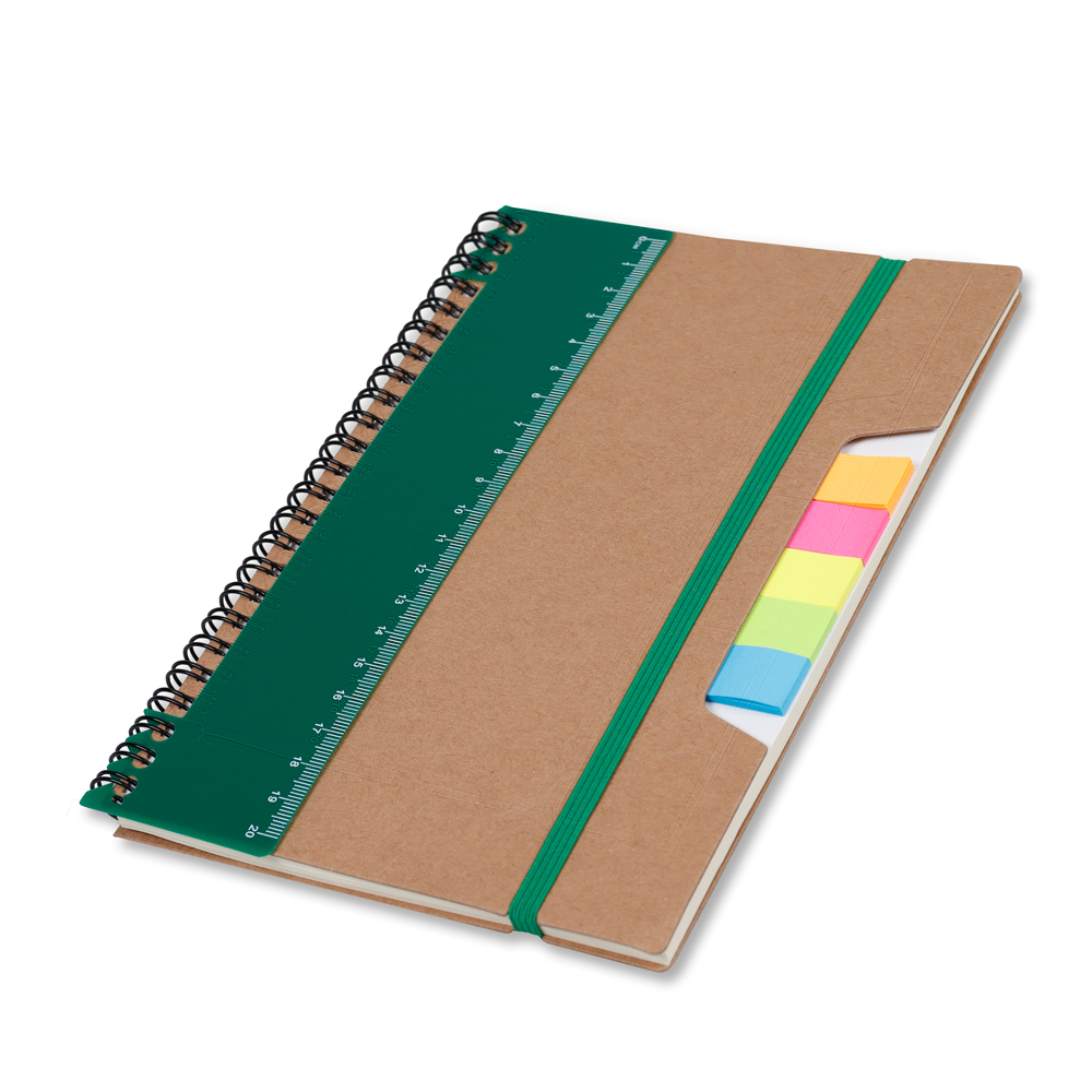 Brinde Caderno 21x14 com post it personalizado