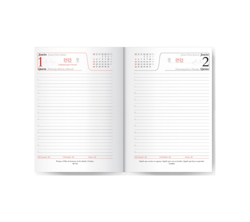 Brinde agenda personalizada