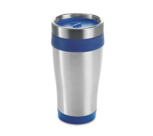 Brinde copo em aço inox para viagem 420ml personalizado