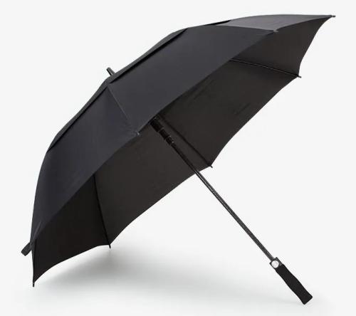 Brinde  Guarda-chuva Automático Grande Preto personalizado